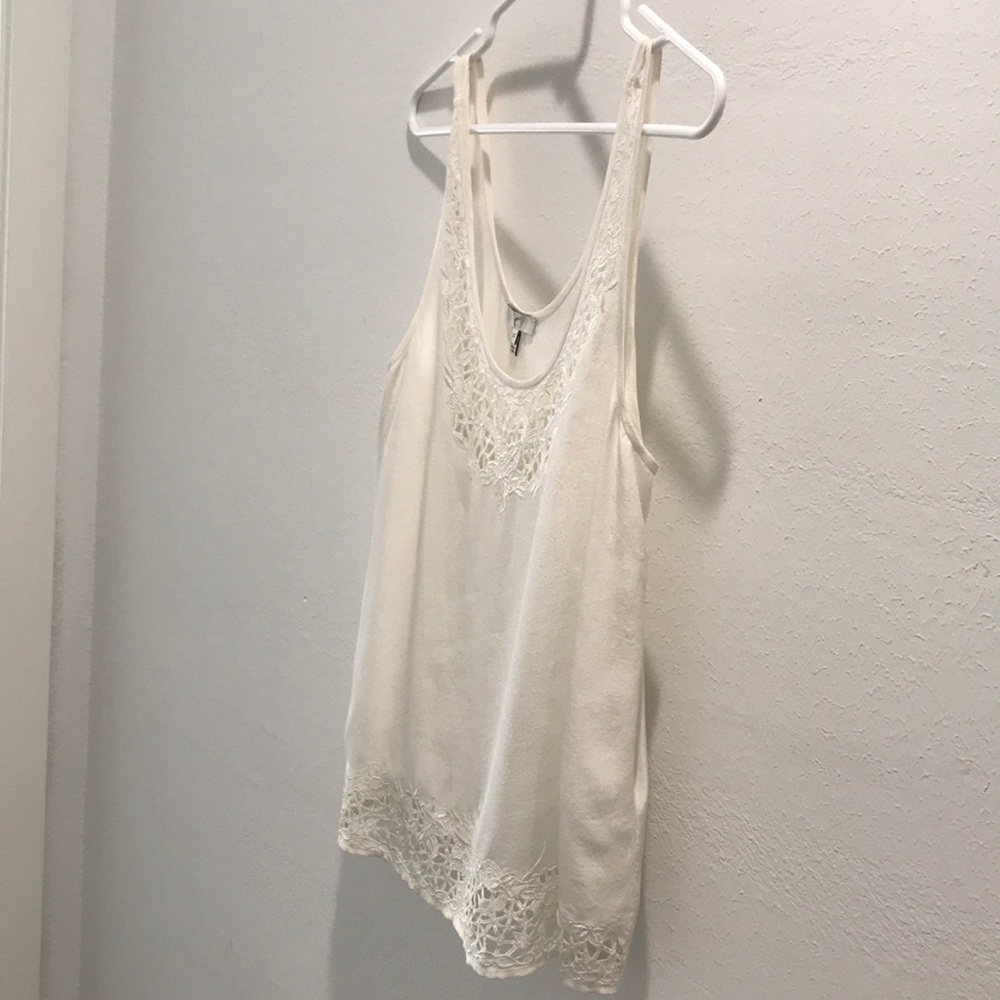 Joie 100% silk cream tank